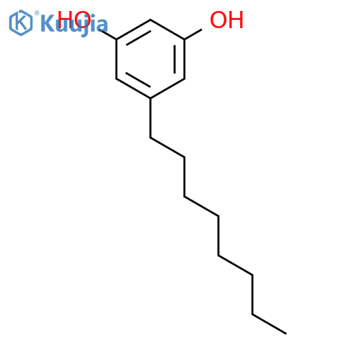5-Octyl-1,3-benzenediol structure