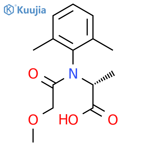 D-ALANINE, N-(2,6-DIMETHYLPHENYL)-N-(METHOXYACETYL)- structure