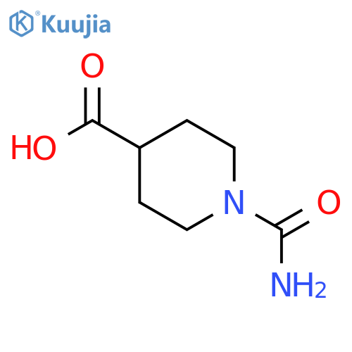 1-carbamoylpiperidine-4-carboxylic Acid structure