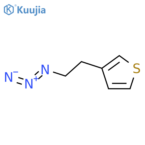 3-(2-azidoethyl)thiophene structure