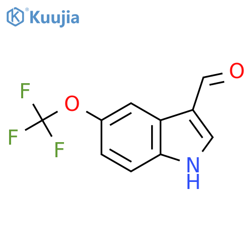 5-(Trifluoromethoxy)-1H-indole-3-carbaldehyde structure