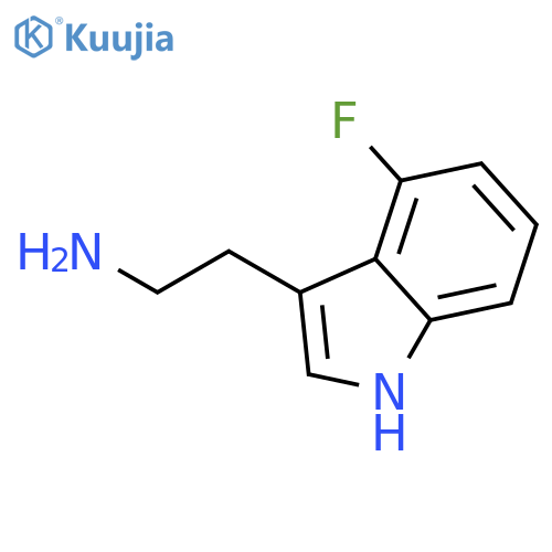 2-(4-Fluoro-1H-indol-3-yl)ethanamine structure