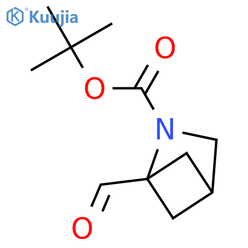 tert-butyl 1-formyl-2-azabicyclo[2.1.1]hexane-2-carboxylate structure
