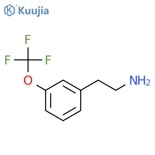 2-[3-(trifluoromethoxy)phenyl]ethan-1-amine structure