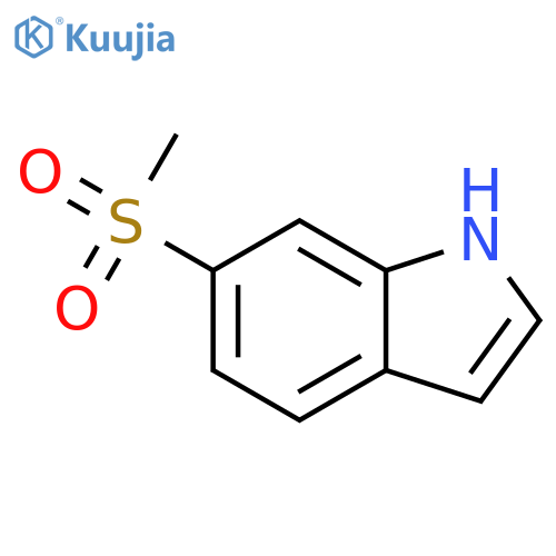 6-methylsulfonyl-1H-indole structure