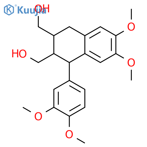 2,3-Naphthalenedimethanol,1-(3,4-dimethoxyphenyl)-1,2,3,4-tetrahydro-6,7-dimethoxy- structure