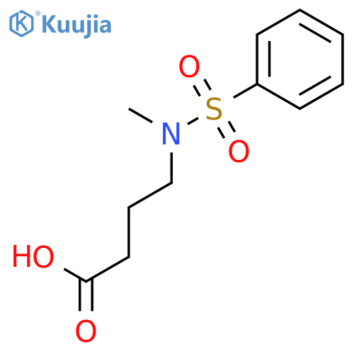 4-(benzenesulfonyl-methyl-amino)-butyric acid structure