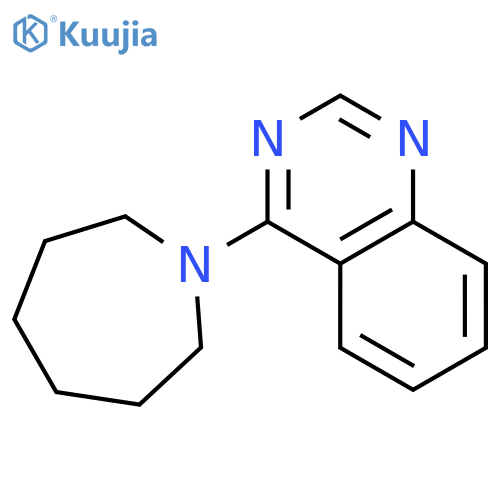Quinazoline, 4-(hexahydro-1H-azepin-1-yl)- structure