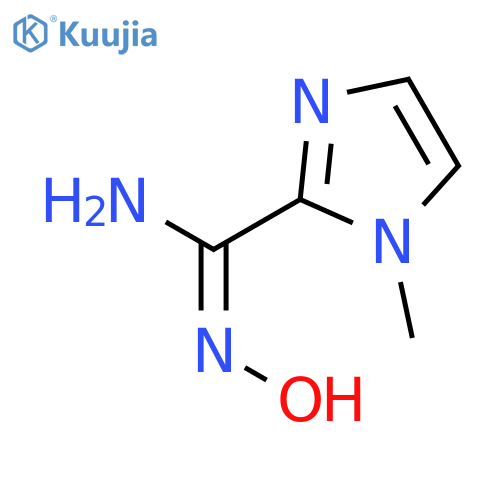1h-imidazole-2-carboximidamide,n-hydroxy-1-methyl- structure