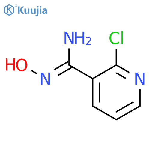 2-Chloro-N'-hydroxy-3-pyridinecarboximidamide structure
