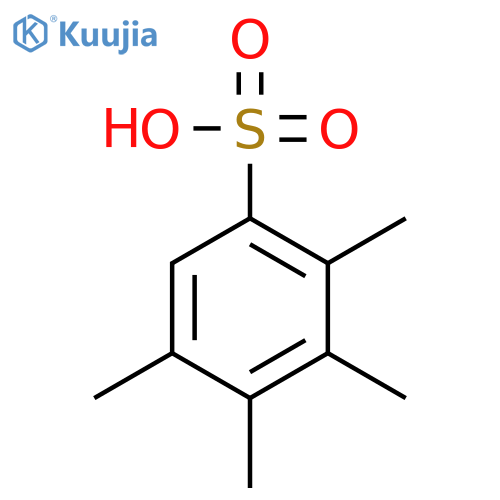 2,3,4,5-tetramethylbenzenesulfonic acid structure