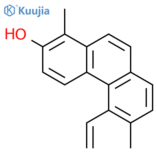 2-PHENANTHRENOL, 5-ETHENYL-1,6-DIMETHYL- structure