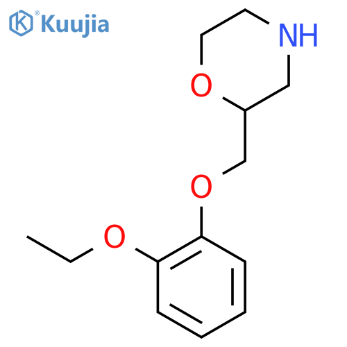 2-(2-Ethoxyphenoxy)methylmorpholine structure