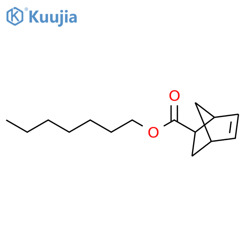 BICYCLO[2.2.1]HEPT-5-ENE-2-CARBOXYLIC ACID, HEPTYL ESTER structure