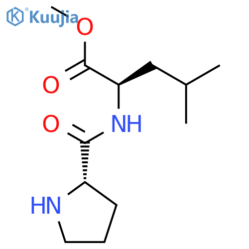 D-LEUCINE, L-PROLYL-, METHYL ESTER structure