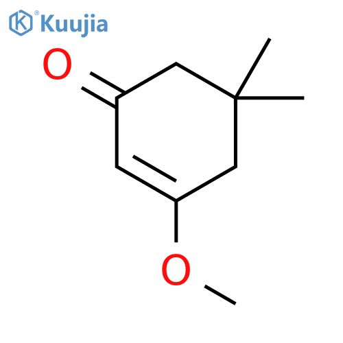 3-methoxy-5,5-dimethylcyclohex-2-en-1-one structure