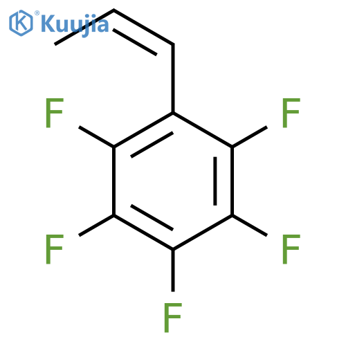 1-(Pentafluorophenyl)-1-propene structure