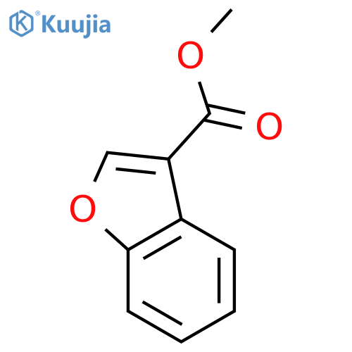 Benzofuran-3-carboxylic acid methyl ester structure
