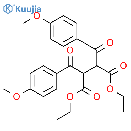 BUTANEDIOIC ACID, 2,3-BIS(4-METHOXYBENZOYL)-, DIETHYL ESTER structure