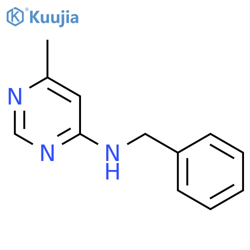 N-benzyl-6-methylpyrimidin-4-amine structure