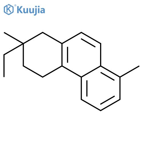 PHENANTHRENE, 2-ETHYL-1,2,3,4-TETRAHYDRO-2,8-DIMETHYL- structure