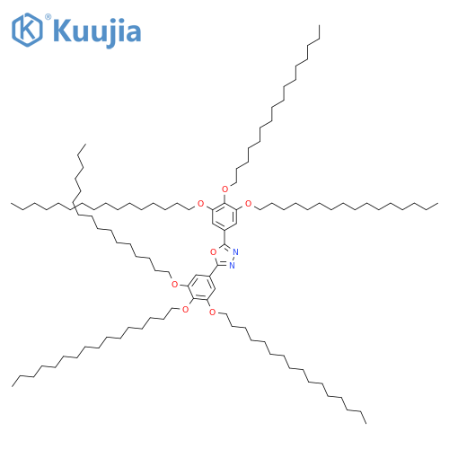 1,3,4-OXADIAZOLE, 2,5-BIS[3,4,5-TRIS(HEXADECYLOXY)PHENYL]- structure