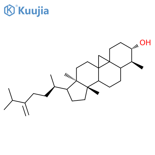 9,19-Cycloergost-24(28)-en-3-ol,4,14-dimethyl-, (3b,4a,5a)- structure