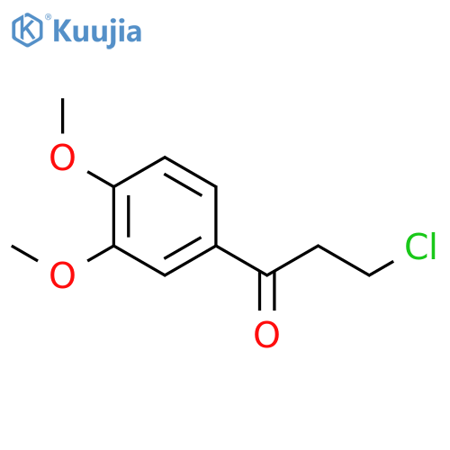 3-CHLORO-1-(3,4-DIMETHOXYPHENYL)PROPAN-1-ONE structure