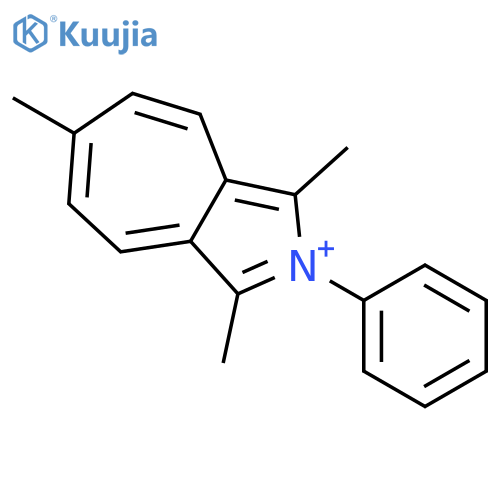 CYCLOHEPTA[C]PYRROLIUM, 1,3,6-TRIMETHYL-2-PHENYL- structure