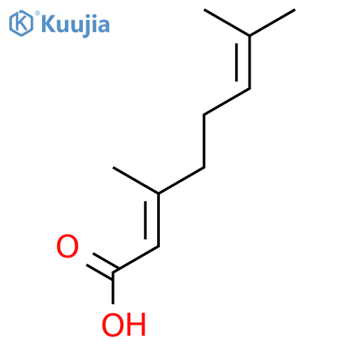 2,6-Octadienoic acid,3,7-dimethyl-, (2E)- structure
