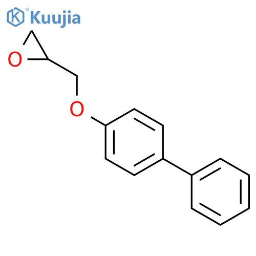 2-({1,1'-biphenyl-4-yloxy}methyl)oxirane structure