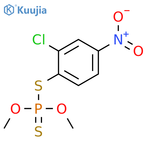 Phosphorodithioic acid, S-(2-chloro-4-nitrophenyl) O,O-dimethyl ester structure