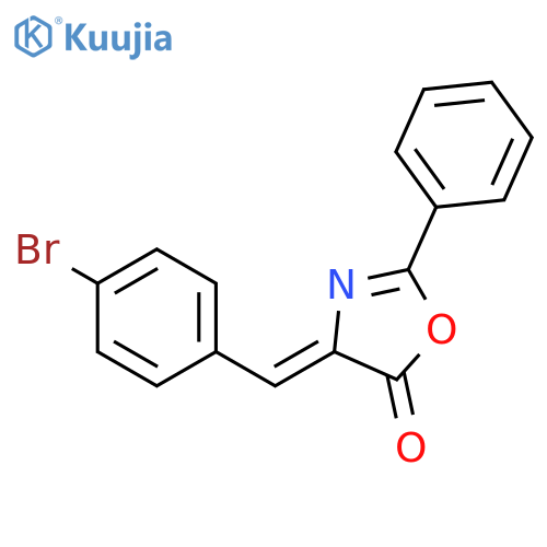 (Z)-4-(4-Bromobenzylidene)-2-phenyloxazol-5(4H)-one structure