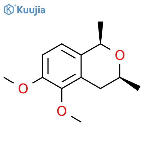 1H-2-BENZOPYRAN, 3,4-DIHYDRO-5,6-DIMETHOXY-1,3-DIMETHYL-, (1R,3S)- structure