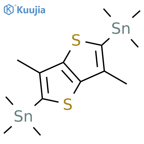 Stannane, (3,6-dimethylthieno[3,2-b]thiophene-2,5-diyl)bis[trimethyl- structure