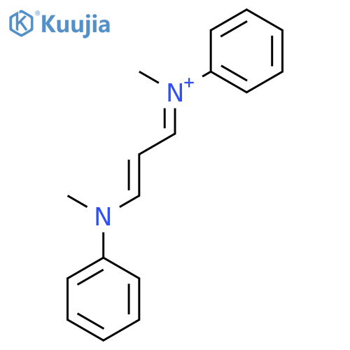 Benzenaminium, N-methyl-N-[3-(methylphenylamino)-2-propenylidene]- structure