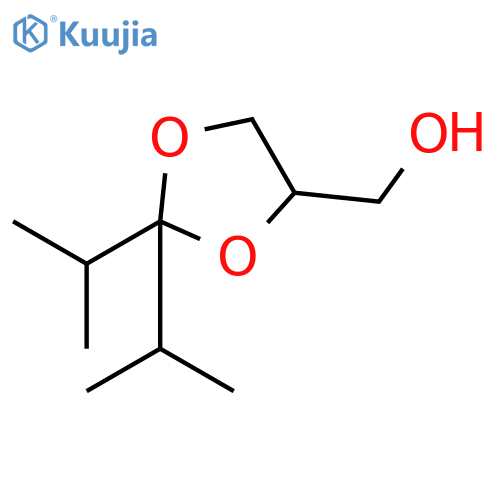 2,2-bis(propan-2-yl)-1,3-dioxolan-4-ylmethanol structure