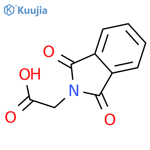 2-(1,3-dioxo-2,3-dihydro-1H-isoindol-2-yl)acetic acid structure
