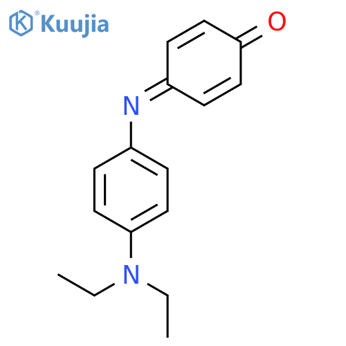 2,5-Cyclohexadien-1-one, 4-[[4-(diethylamino)phenyl]imino]- structure