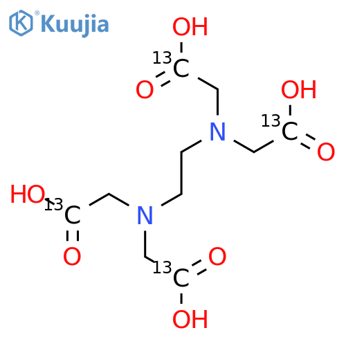 Ethylenediamine-N,N,N’,N’-tetraacetic Acid-13C4 (α-labels) structure