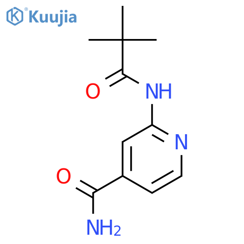 2-(2,2-Dimethyl-propionylamino)-isonicotinamide structure