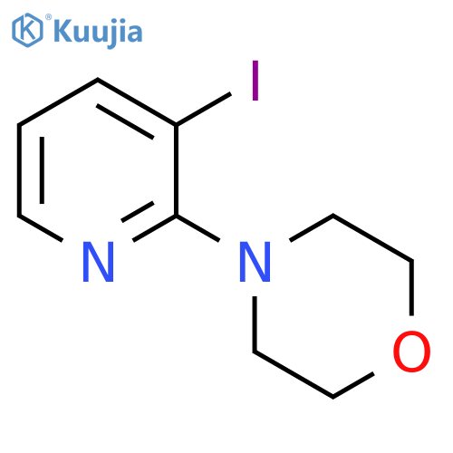 4-(3-iodo-pyridin-2-yl)-morpholine structure