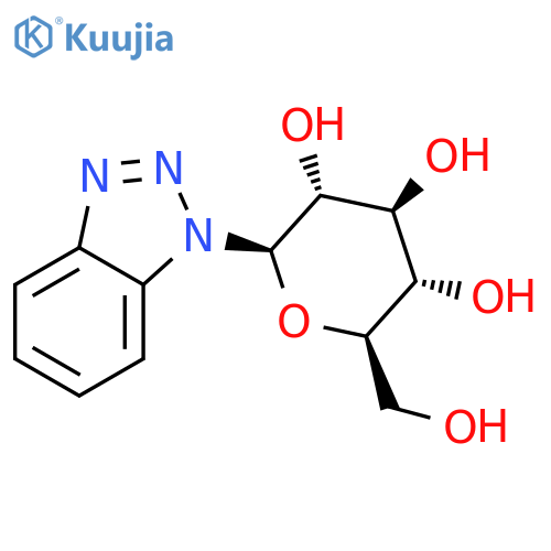 (2R,3R,4S,5S,6R)-2-(benzotriazol-1-yl)-6-(hydroxymethyl)oxane-3,4,5-triol structure