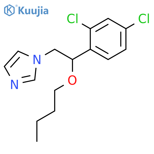 1H-Imidazole, 1-[2-butoxy-2-(2,4-dichlorophenyl)ethyl]- structure