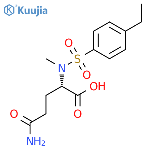 L-GLUTAMINE, N2-[(4-ETHYLPHENYL)SULFONYL]-N-METHYL- structure