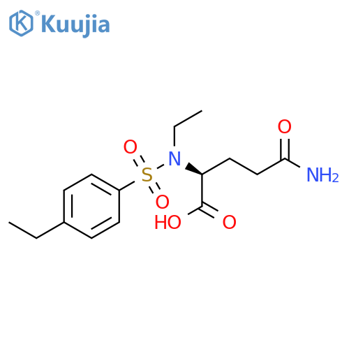 L-Glutamine, N-ethyl-N2-[(4-ethylphenyl)sulfonyl]- structure
