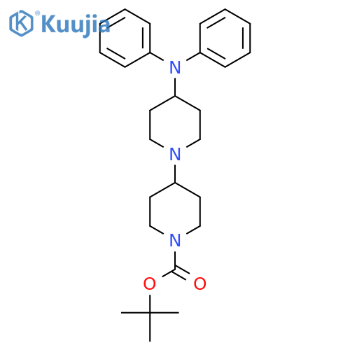 Tert-Butyl 4-(diphenylamino)[1,4'-bipiperidine]-1'-carboxylate structure