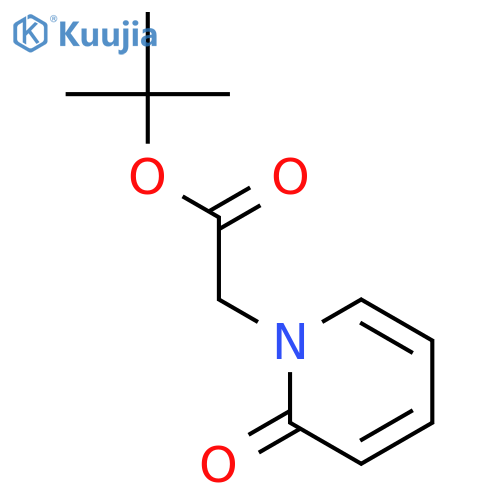 1(2H)-Pyridineacetic acid, 2-oxo-, 1,1-dimethylethyl ester structure