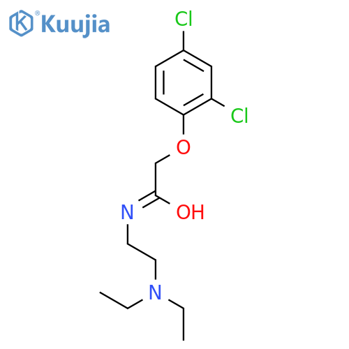 2-(2,4-dichlorophenoxy)-N-2-(diethylamino)ethylacetamide structure