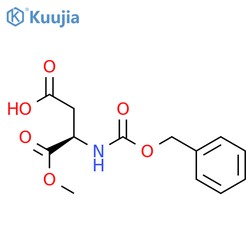 (R)-3-(((Benzyloxy)carbonyl)amino)-4-methoxy-4-oxobutanoic Acid structure